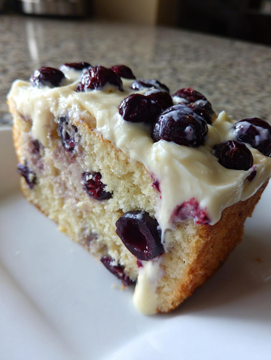 Lemon Blueberry Cake - detail 2