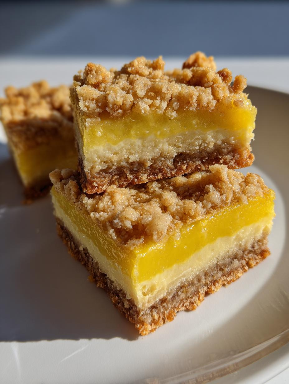 Lemon Crumb Bars - detail 2
