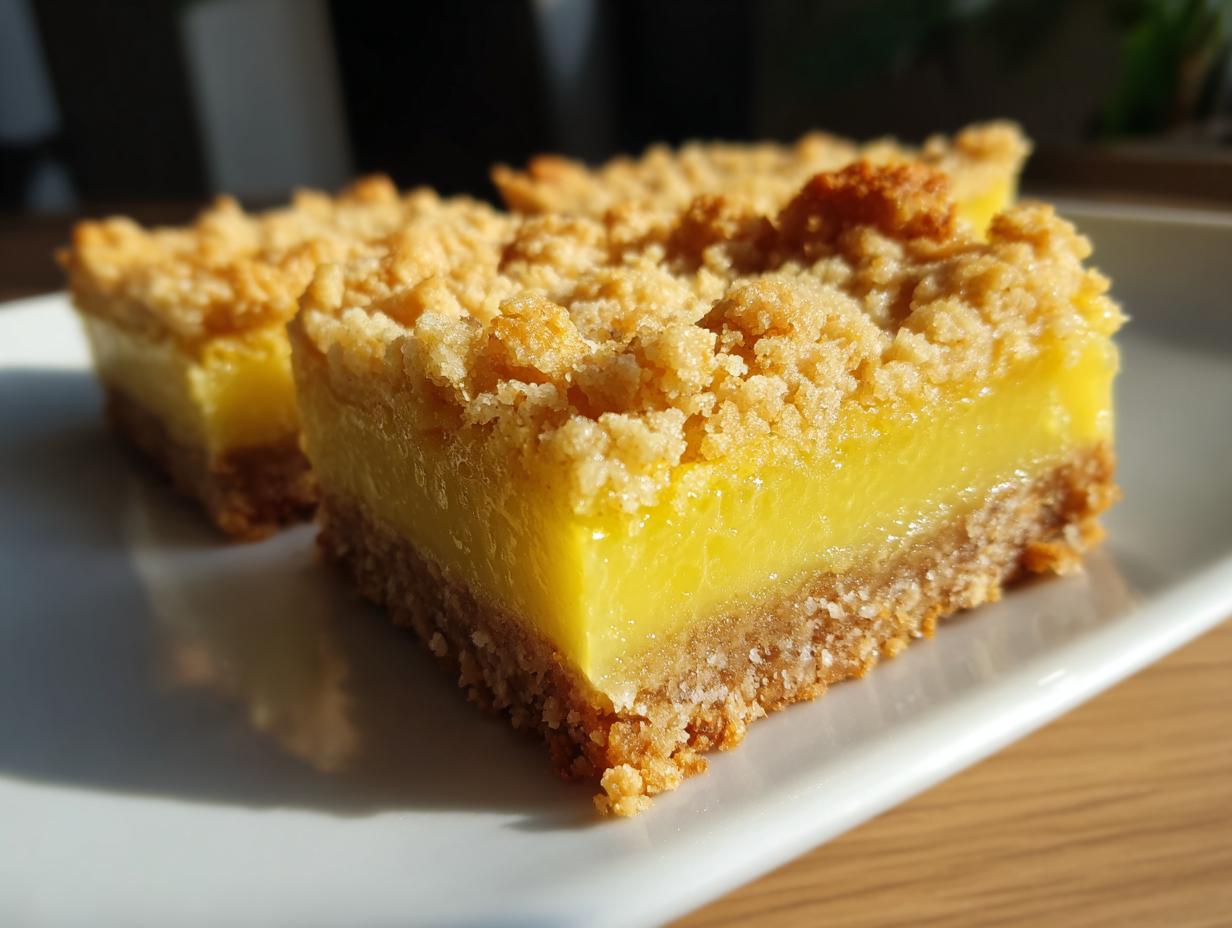 Amazing Lemon Crumb Bars: 16 Easy Bites