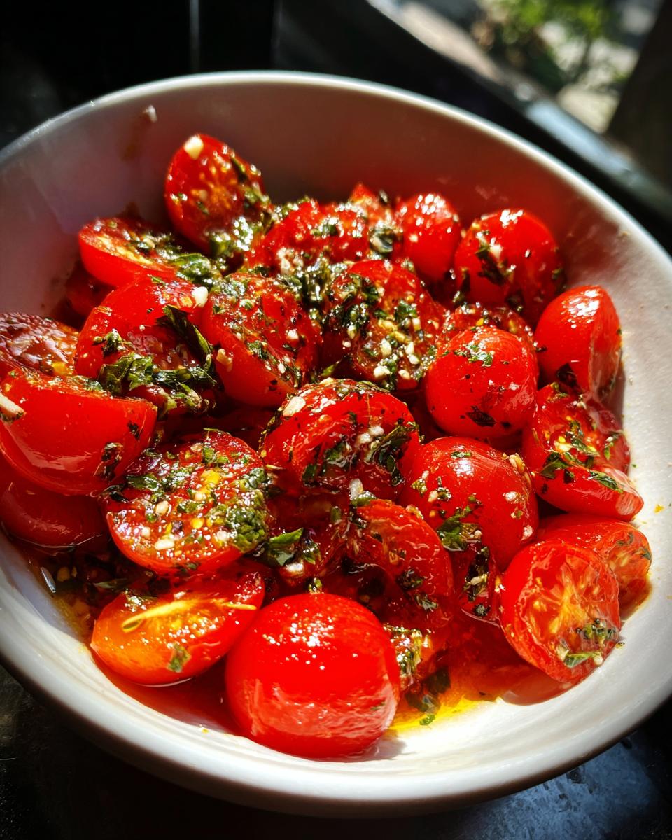 Marinated tomatoes - detail 1
