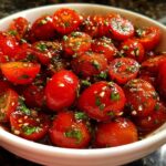 Marinated tomatoes