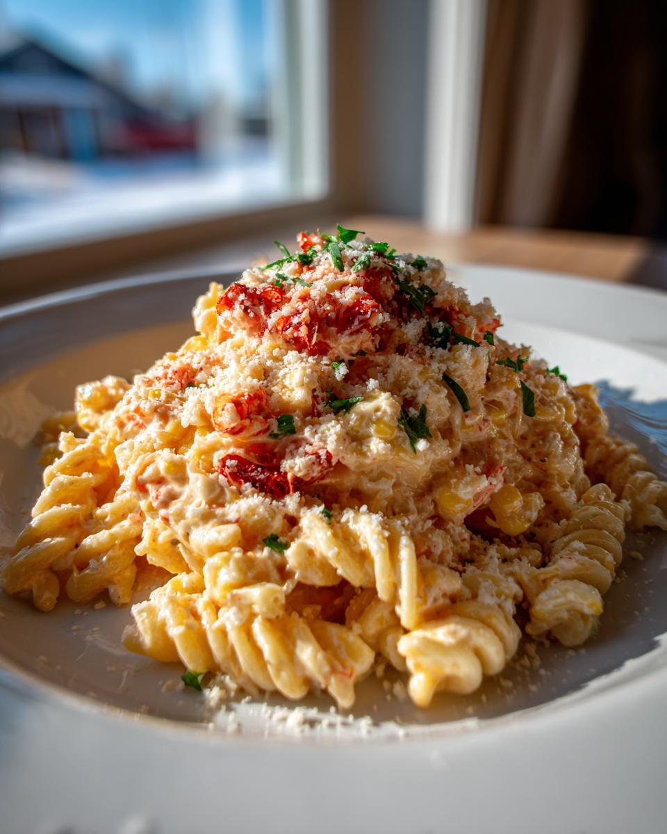 Mexican Street Corn Pasta Salad With Creamy Lime Dressing - detail 1
