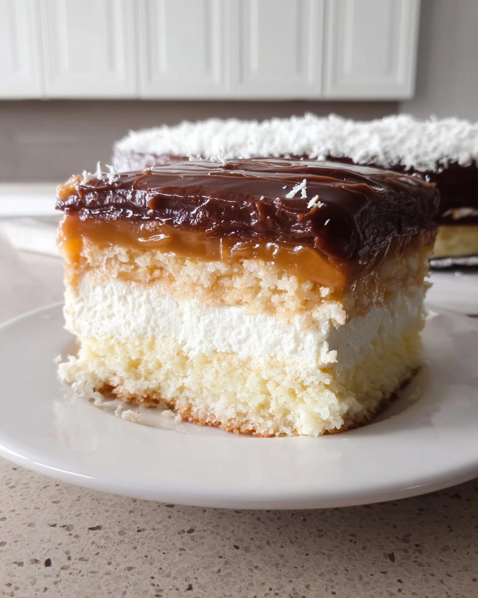 Millionaire Cheesecake with Caramel and Chocolate - detail 1