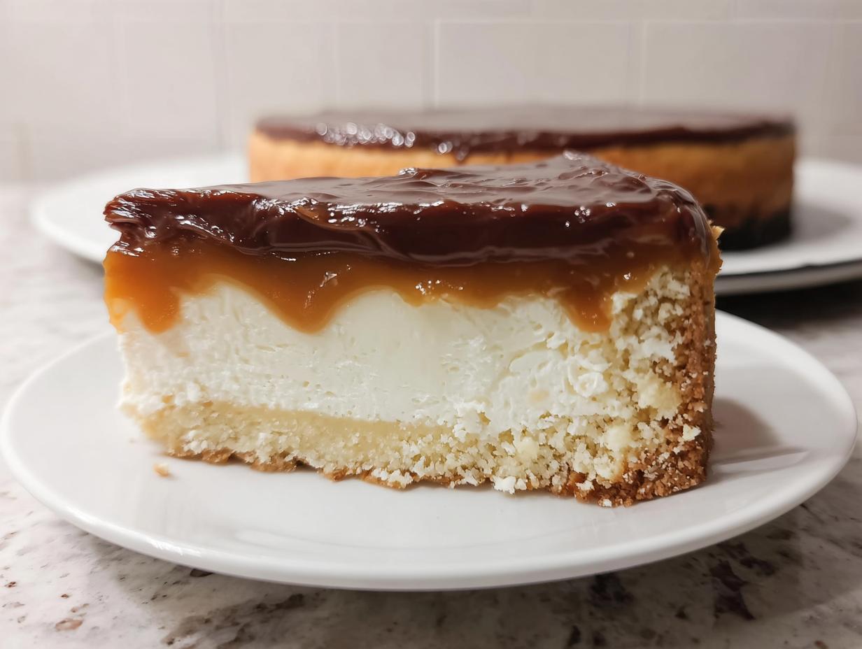 Delicious 12 Millionaire Cheesecake with Caramel and Chocolate