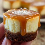 Mini Cheesecakes with Homemade Caramel Sauce