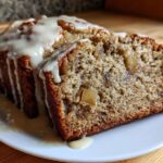 Moist Apple Bread With Cinnamon Glaze