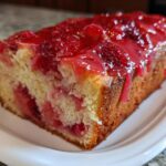 Moist Strawberry Bread With Fresh Strawberry Glaze
