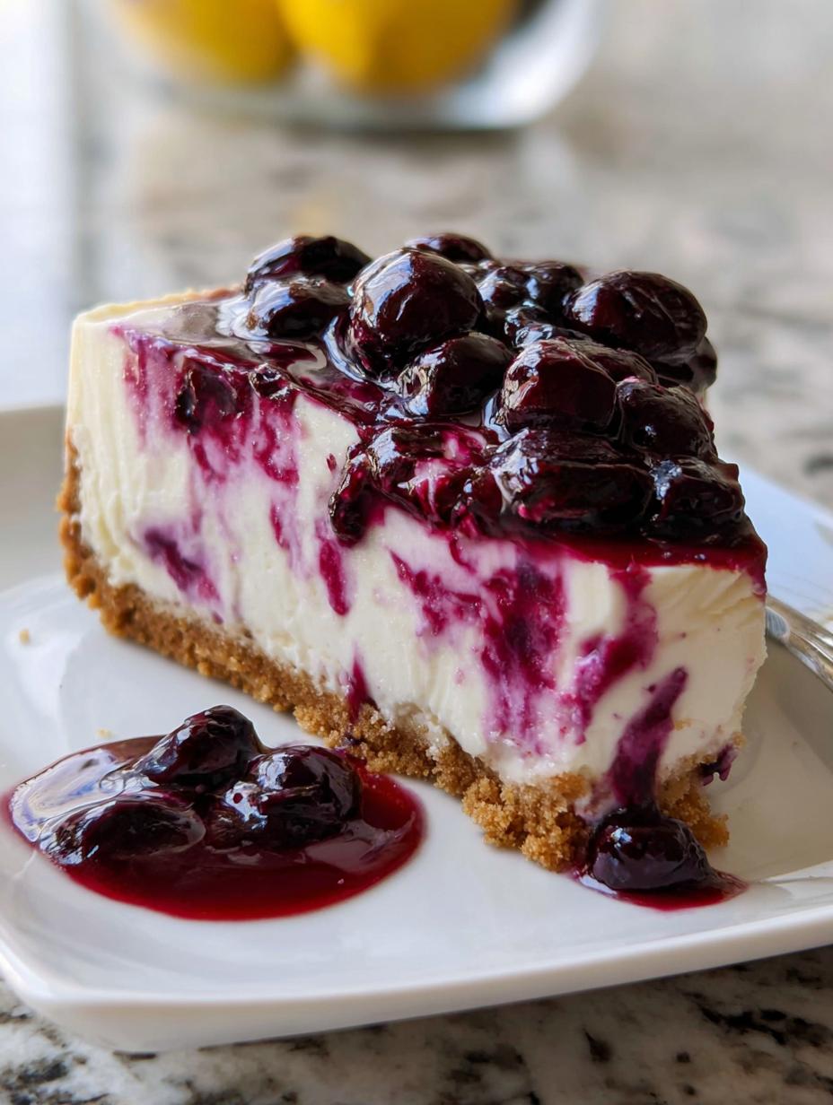 OMG 1 amazing No Bake Blueberry Cheesecake With Creamy Filling 5 No Bake Blueberry Cheesecake With Creamy Filling - detail 2