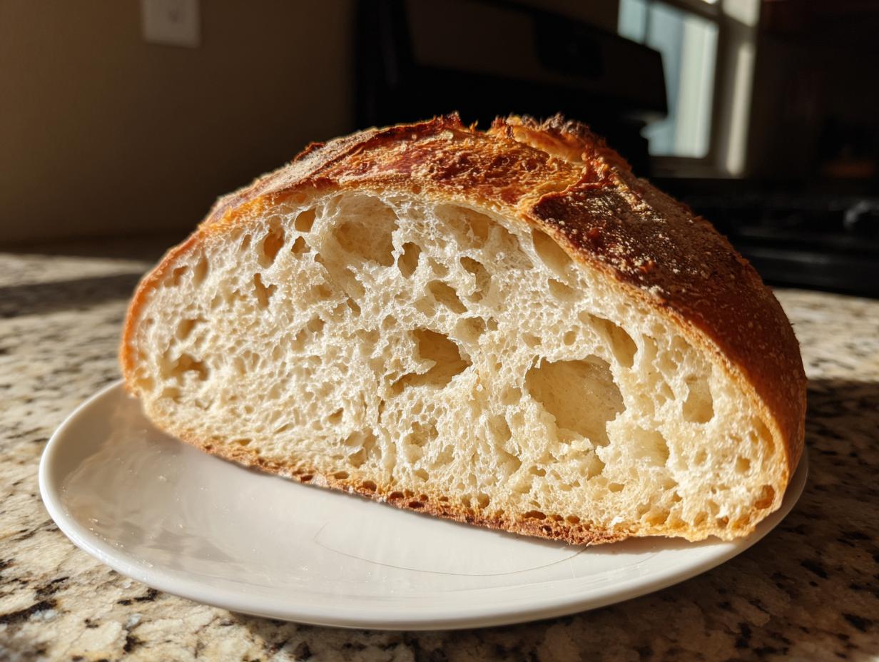 Amazing 1 No-Knead Skillet Bread Crust