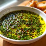 Olive Oil Bread Dip with Herbs and Garlic