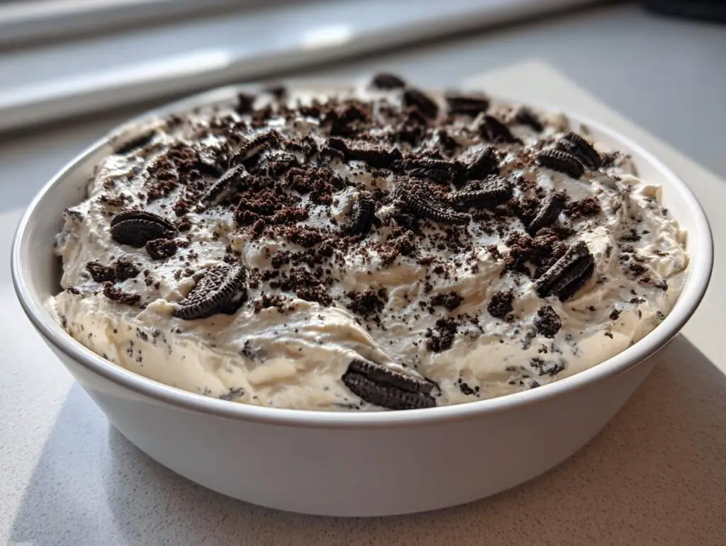 Oreo Fluff Dessert Dip Easy No Bake Recipe