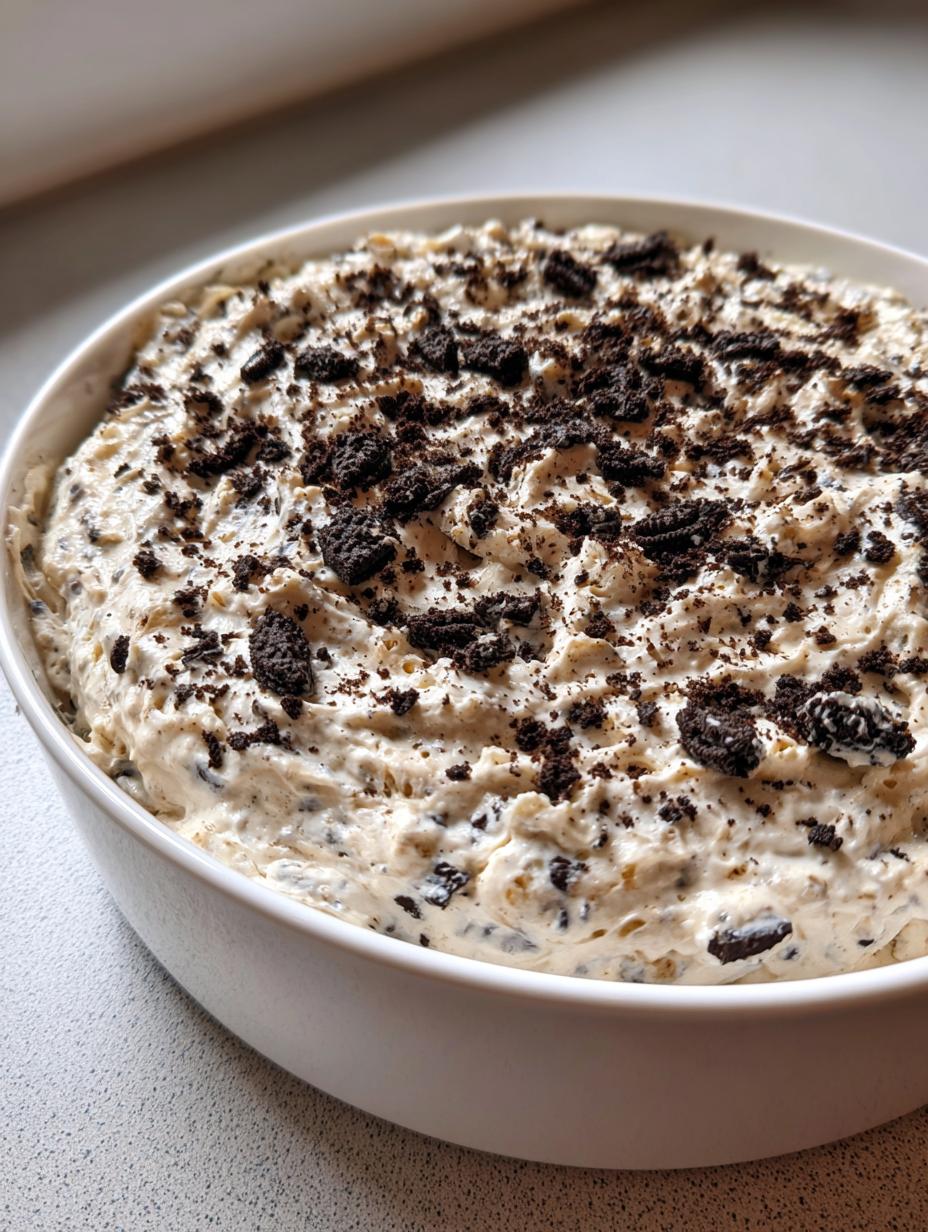 Oreo Fluff Dessert Dip Easy No Bake Recipe - detail 2