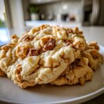 Overloaded Peanut Butter Cookies With Chocolate Pieces