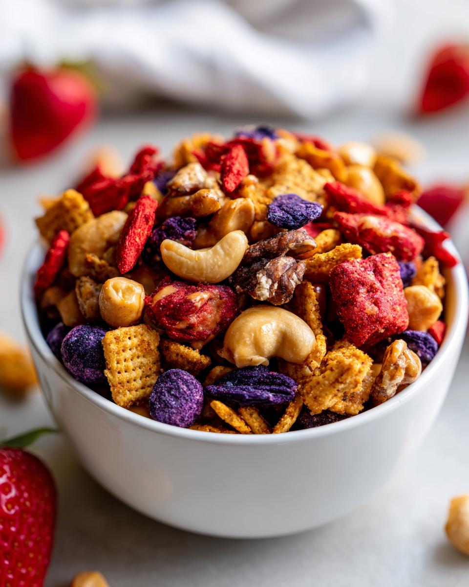 Amazing 5-Minute Peanut Butter and Jelly Trail Mix 4 Peanut Butter and Jelly Trail Mix - detail 1