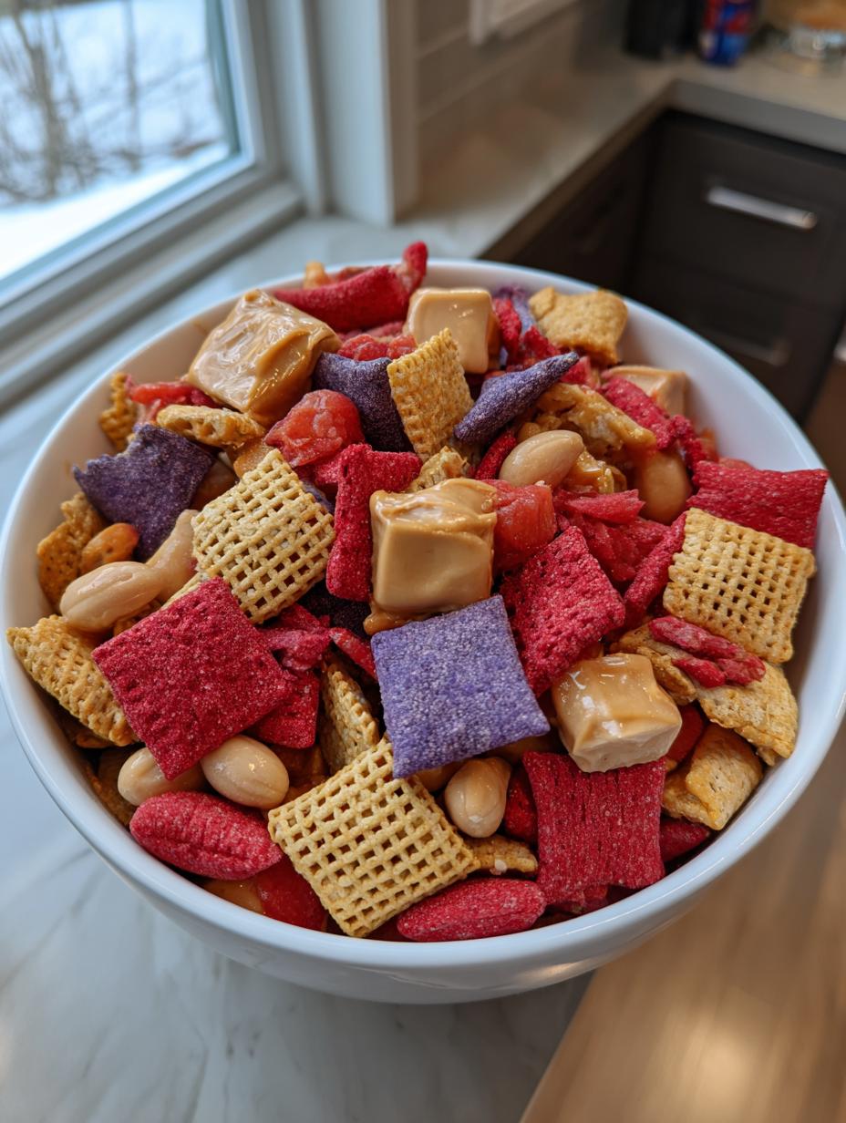 Amazing 5-Minute Peanut Butter and Jelly Trail Mix 5 Peanut Butter and Jelly Trail Mix - detail 2