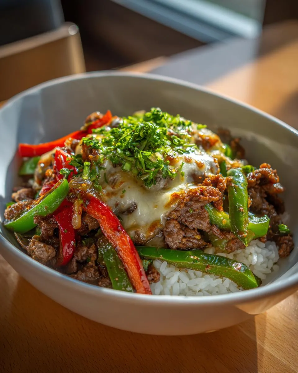 Amazing Philly cheesesteak bowls in 25 mins 5 Philly cheesesteak bowls - detail 1