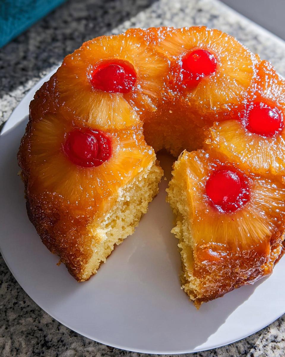 Pineapple Upside Down Bundt Cake From Scratch - detail 1