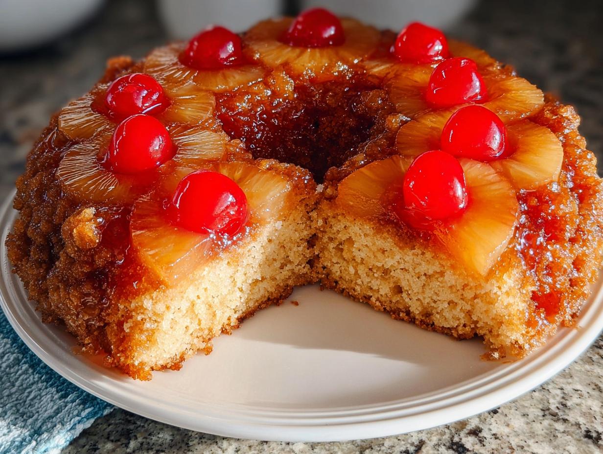 Stunning 12-Ring Pineapple Upside Down Bundt Cake