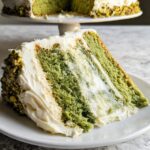 Pistachio Cake with Creamy Pistachio Frosting