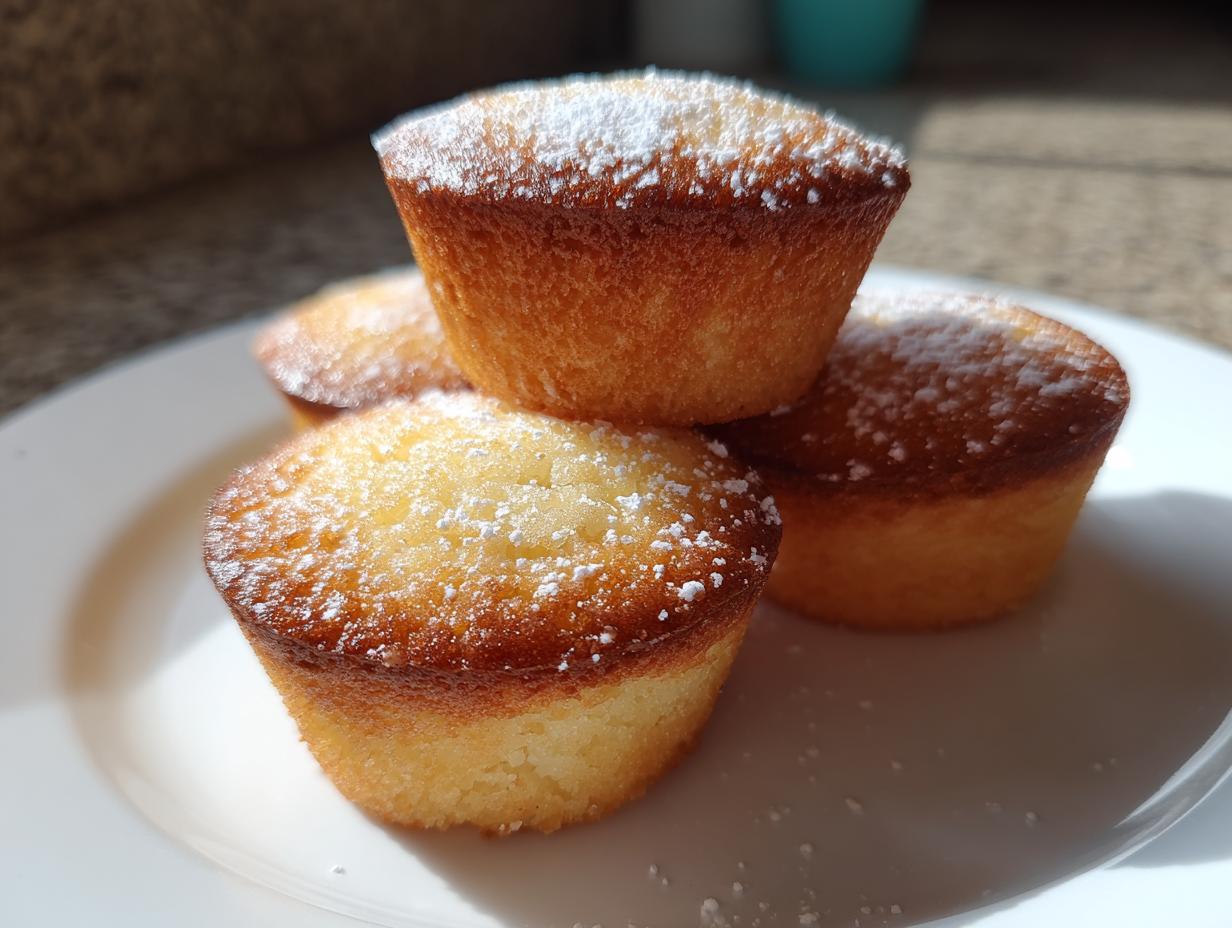 Guaranteed light Portuguese coconut cakes in 25 mins