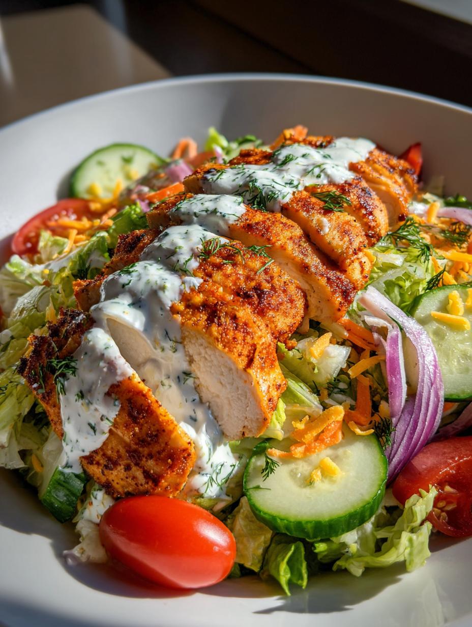 Ranch chicken salad - detail 2