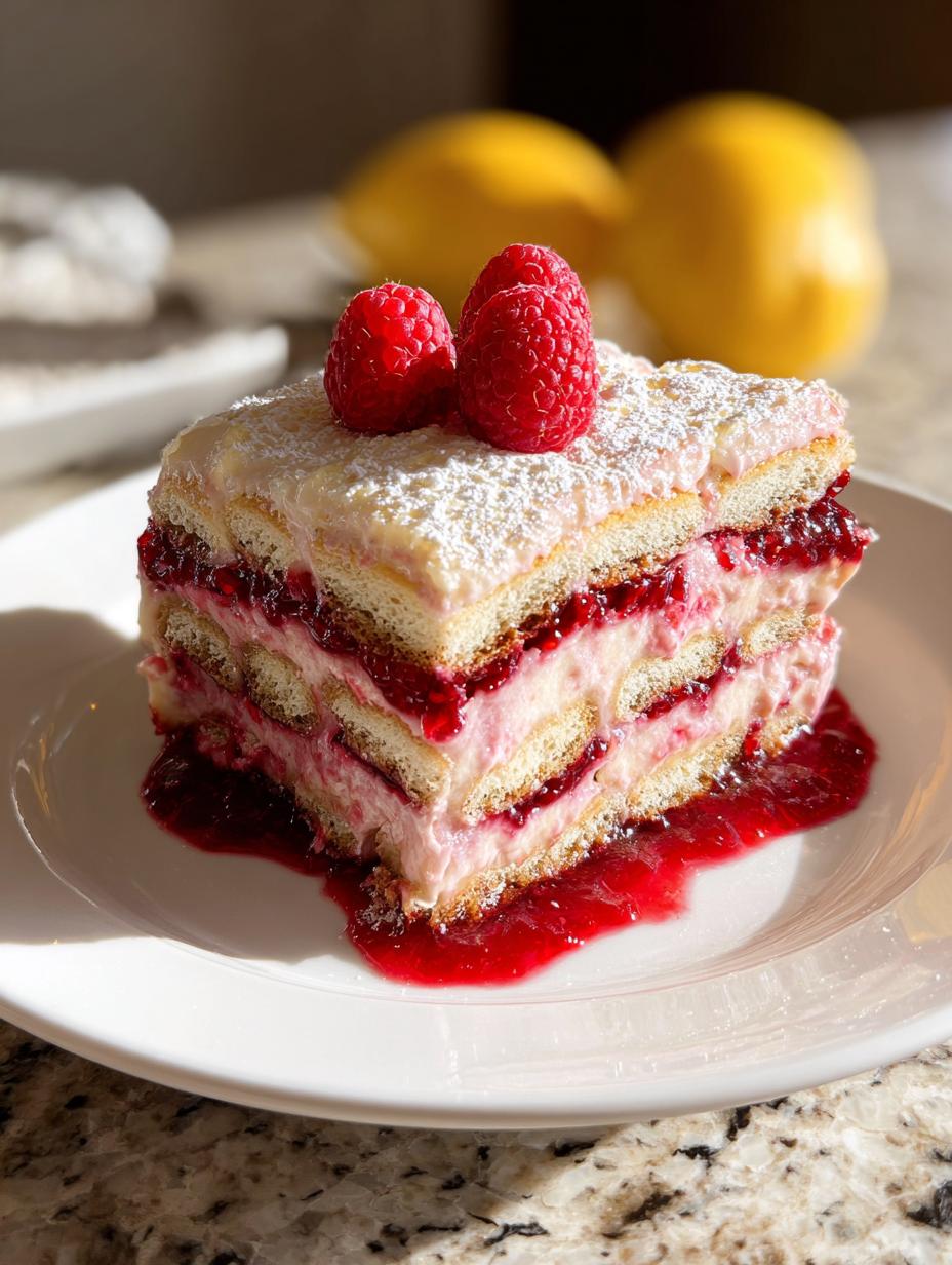 Stunning Raspberry Tiramisu: 1 Foolproof Dessert 3 Raspberry Tiramisu - detail 1