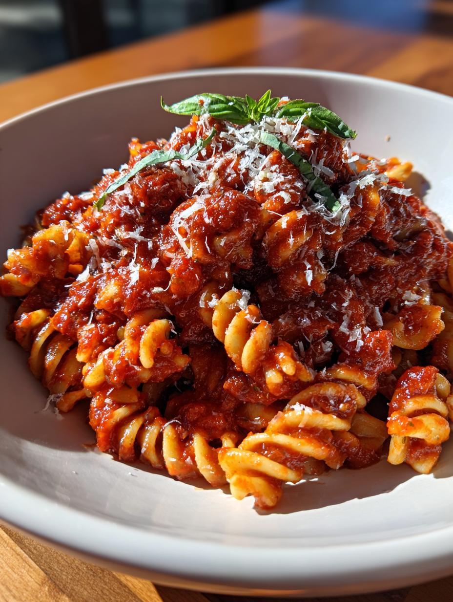 Red Sauce Pasta - detail 2