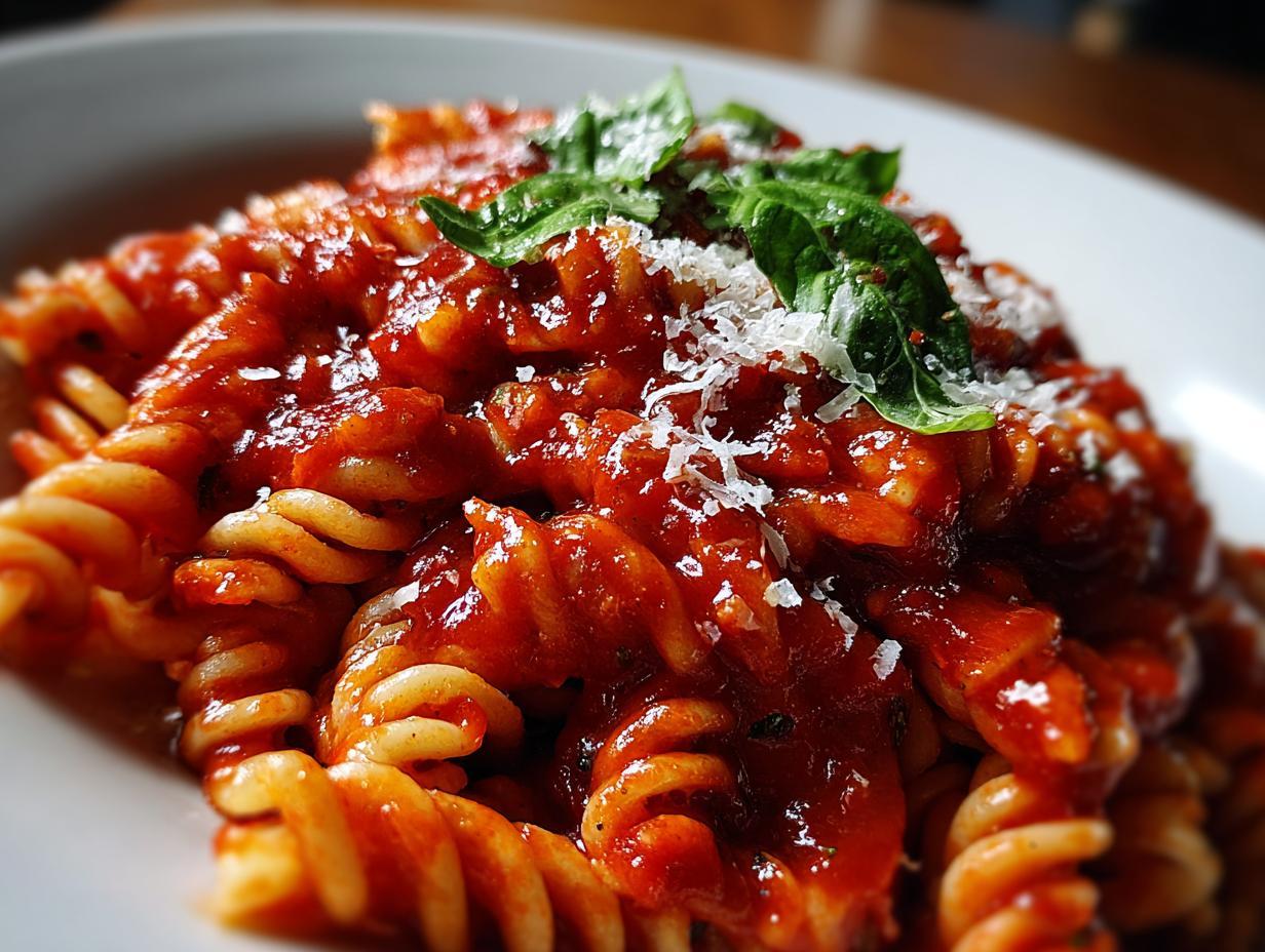 30 Minute Amazing Red Sauce Pasta