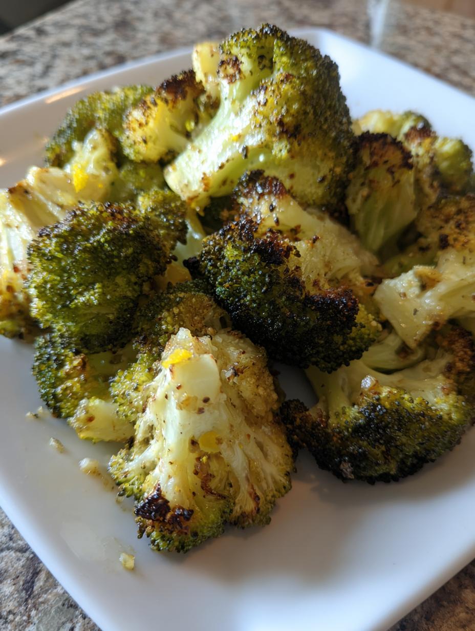 Roasted Broccoli with Lemon and Garlic - detail 2