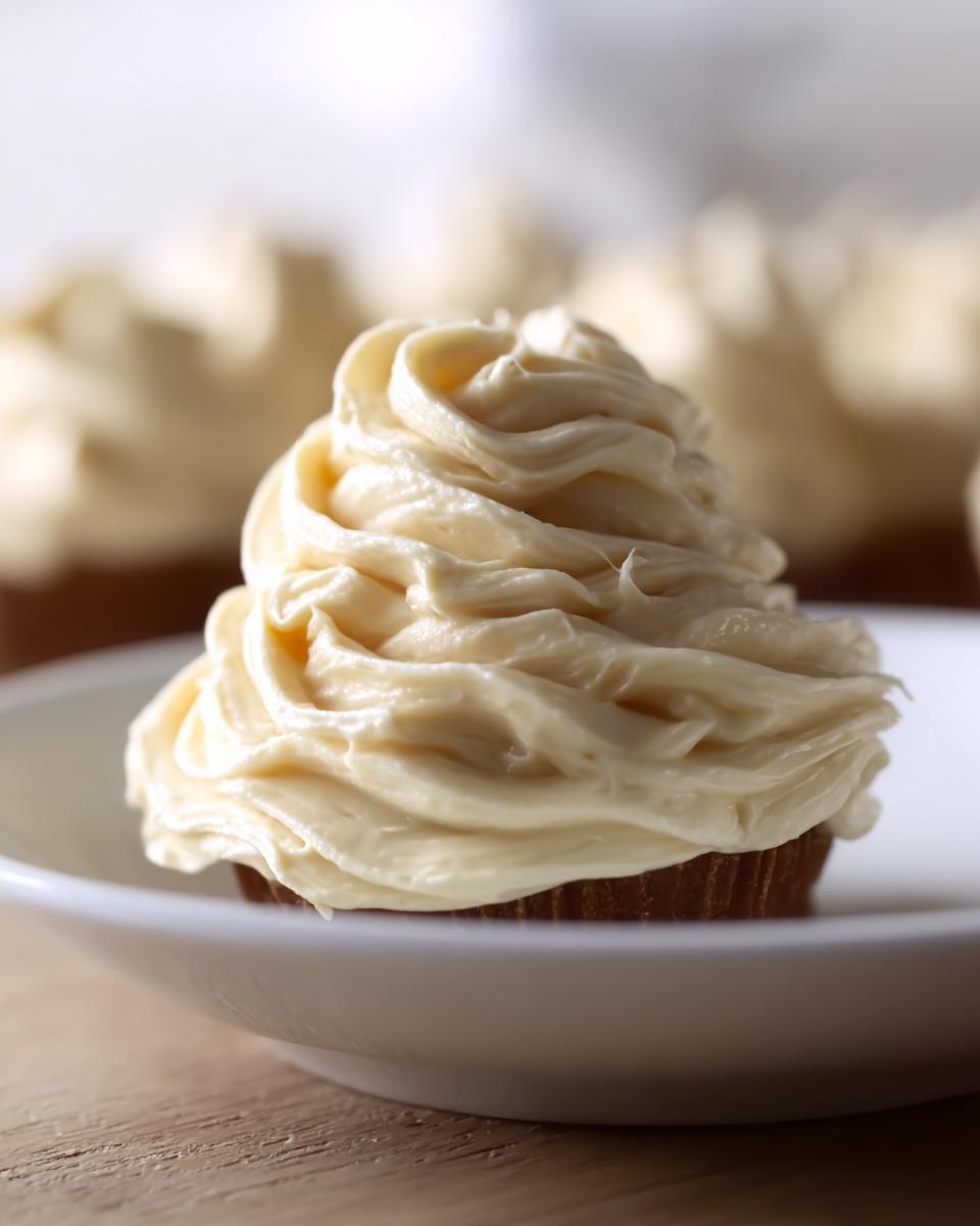 Russian Buttercream Frosting with Condensed Milk - detail 1