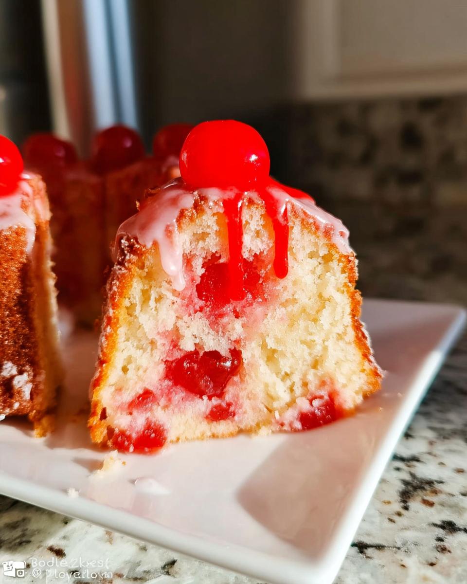 Shirley Temple Cake With Cherry and Citrus Flavor - detail 1
