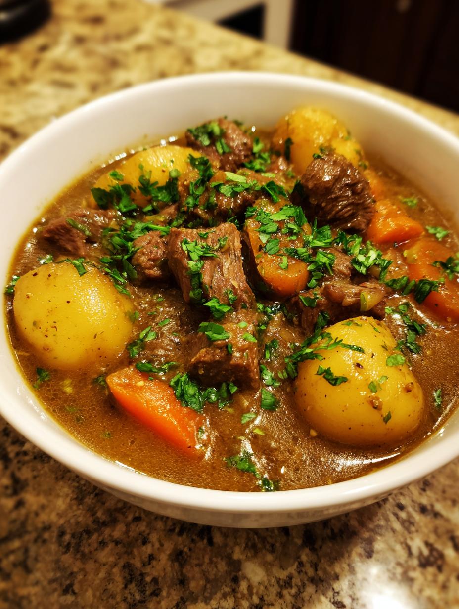 Glorious Slow Cooker Beef Stew Secrets 8 5 Slow cooker beef stew - detail 2
