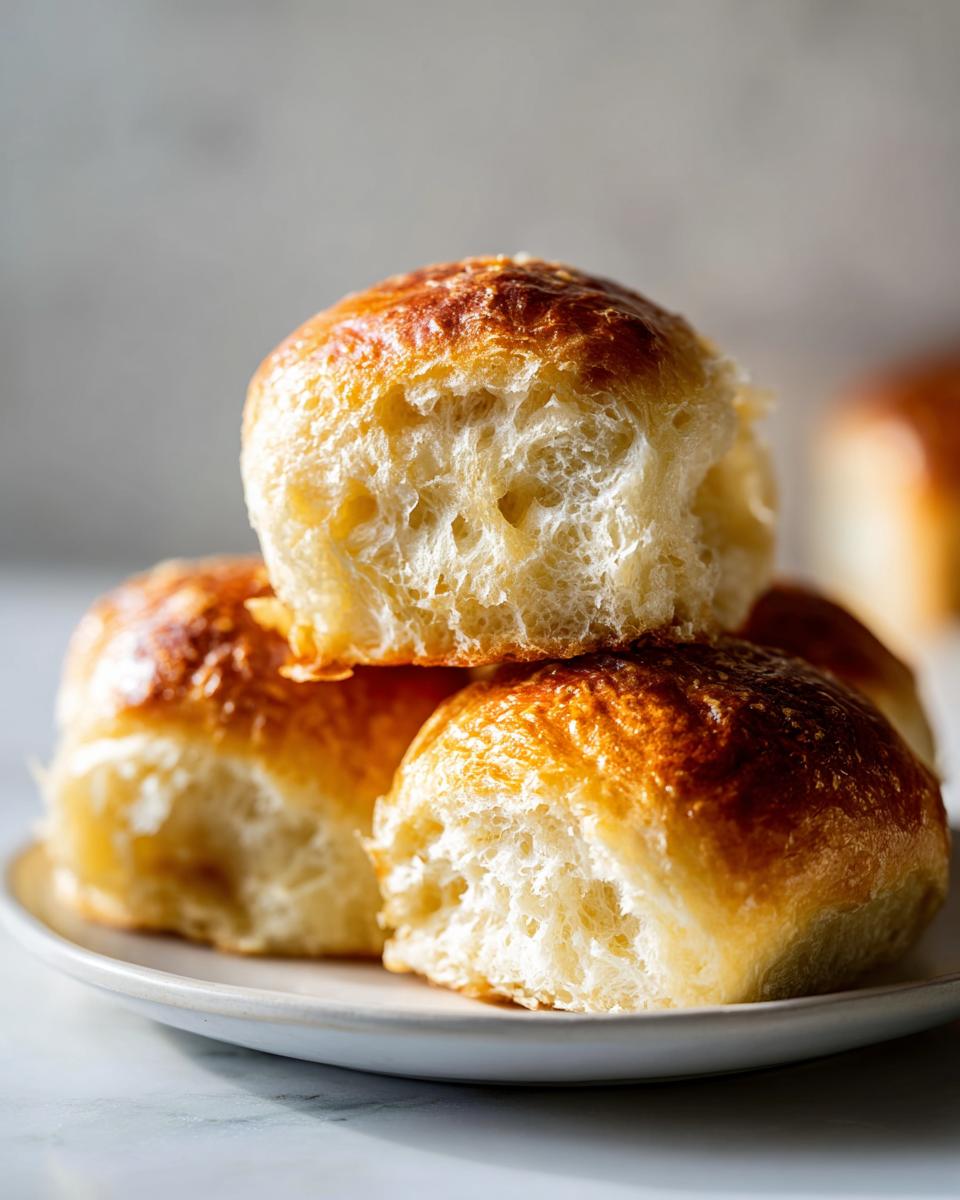 Soft Sourdough Rolls Made With Discard - detail 1
