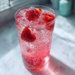 Sparkling Strawberry Punch Easy Party Drink