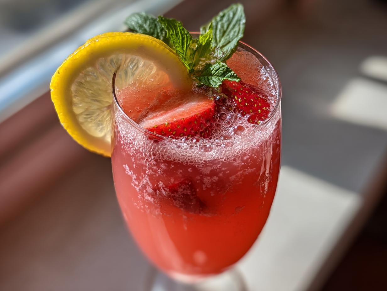 3 Amazing Sparkling Strawberry Rhubarb Brunch Punch Tips