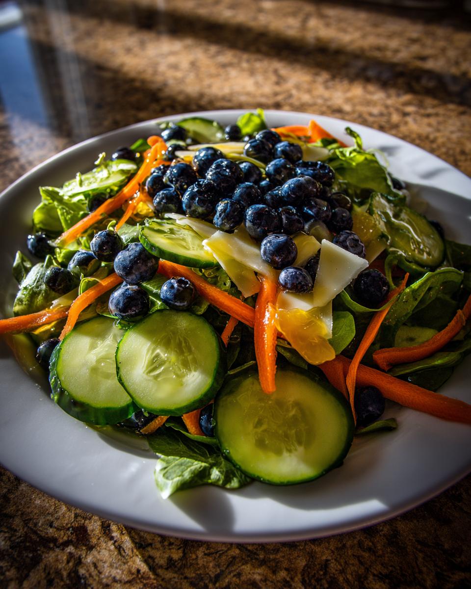Spring Mix Garden Salad with Honey-Orange Vinaigrette - detail 1