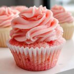 Strawberry Buttercream Cupcakes Soft and Fluffy