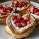 Strawberry Cream Cheese Heart Danishes