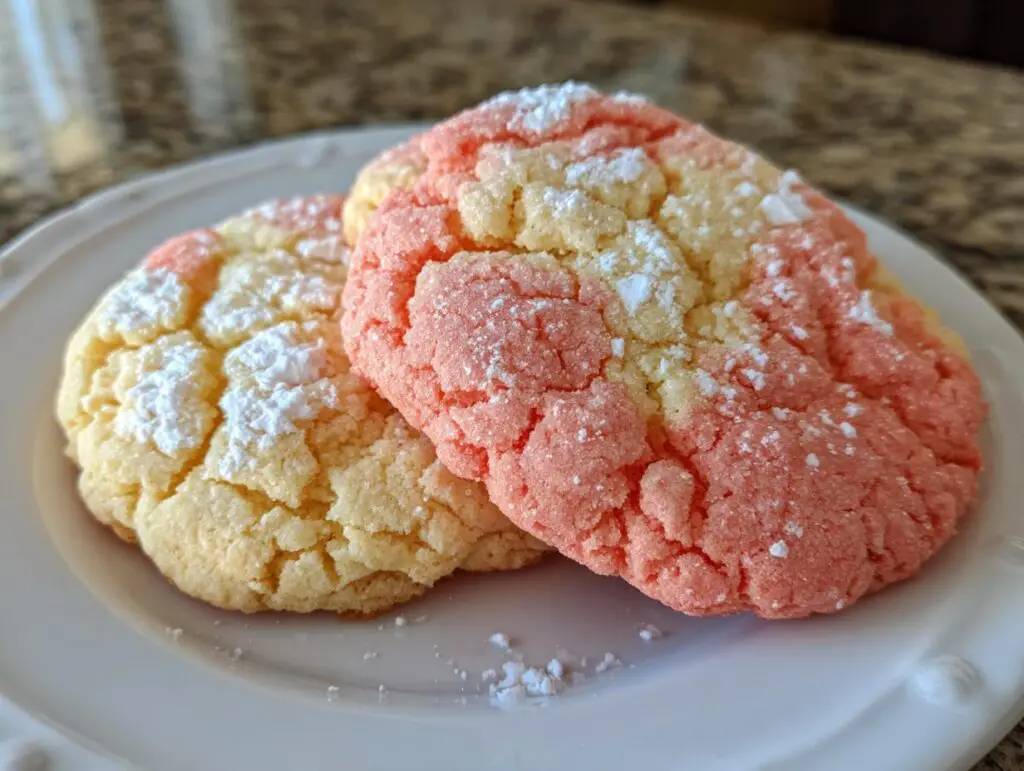 Strawberry Lemonade Cookies