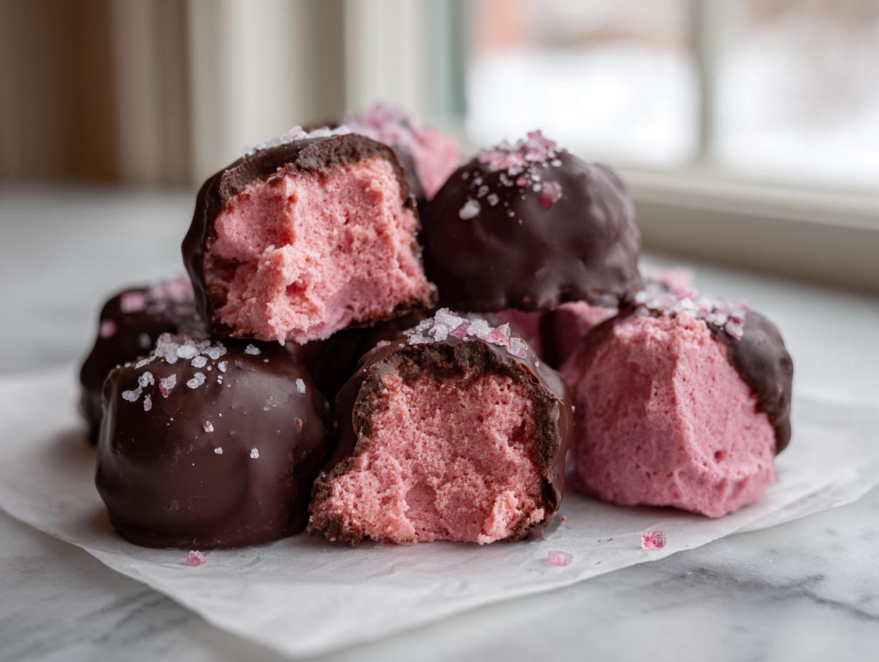 Divine 3-Ingredient Strawberry Frozen Yogurt Bites