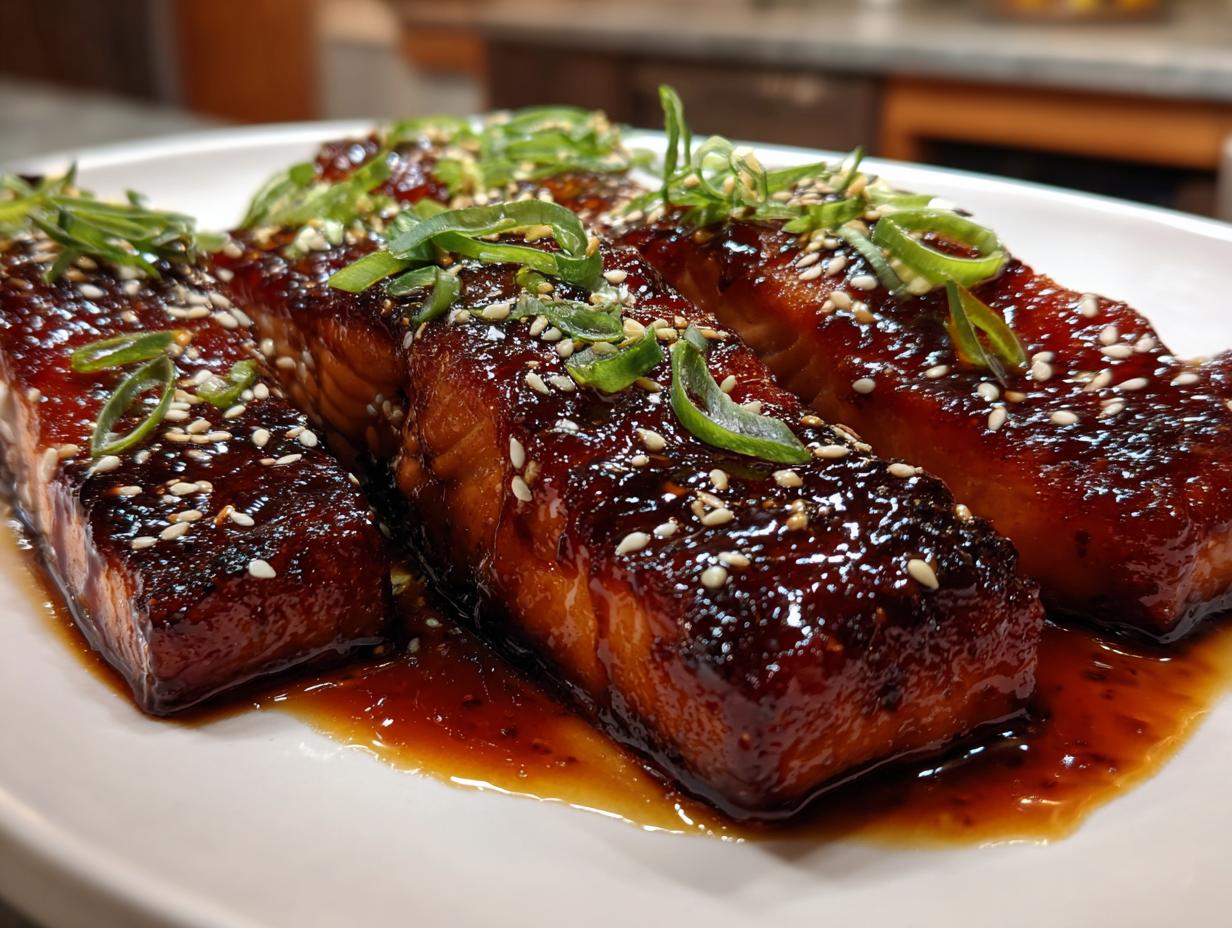 Teriyaki salmon