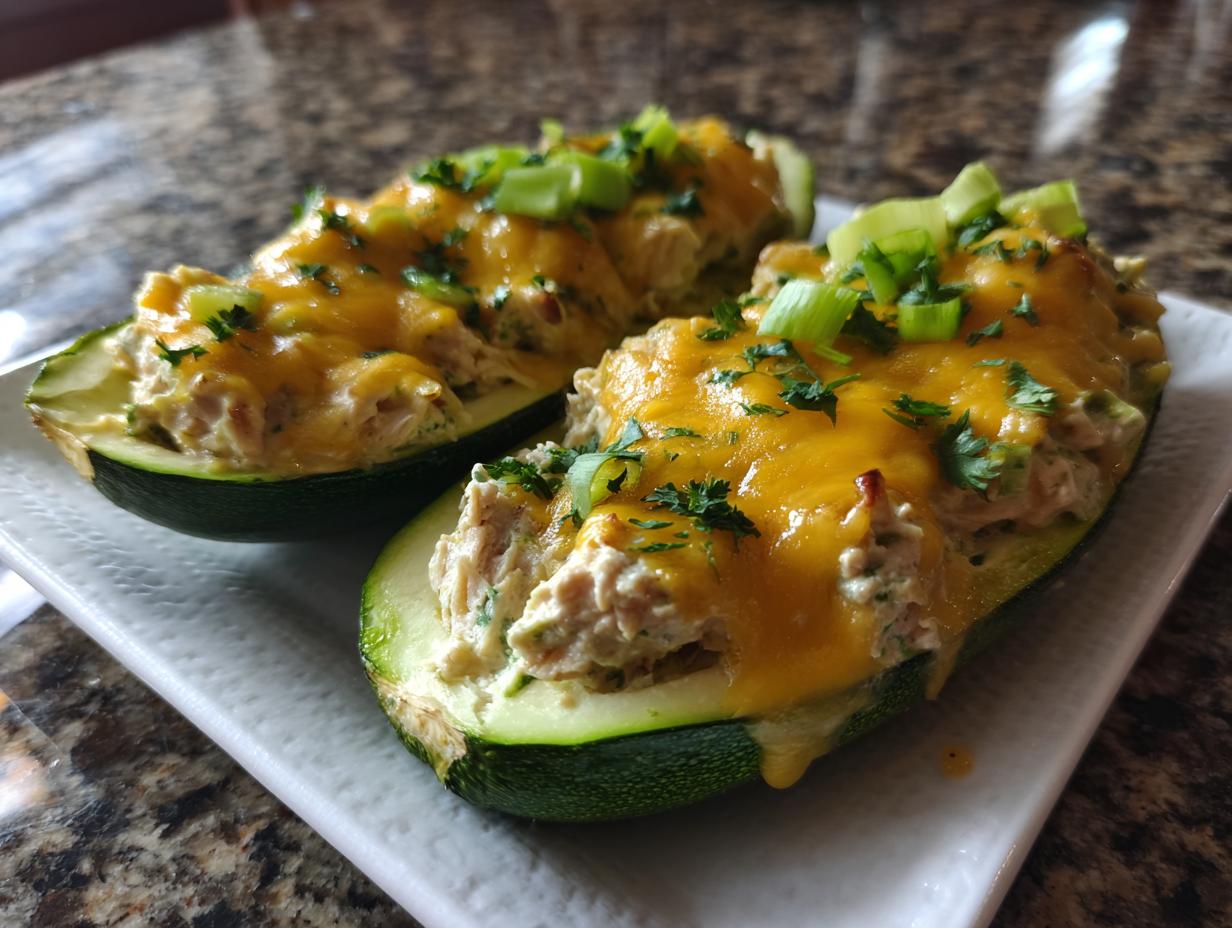 Amazing 9 Tuna melt zucchini boats now