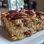 Vanilla Chai Baked Oatmeal With Maple and Pecans