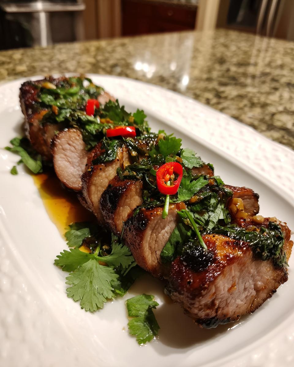 Vietnamese lemongrass chicken - detail 1