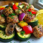 air fryer chicken and vegetables