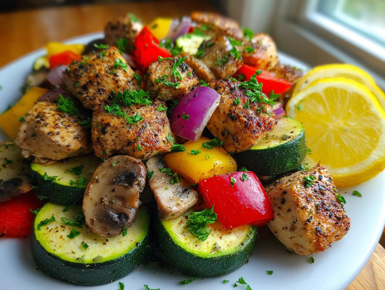 Amazing 15-Min Air Fryer Chicken and Vegetables