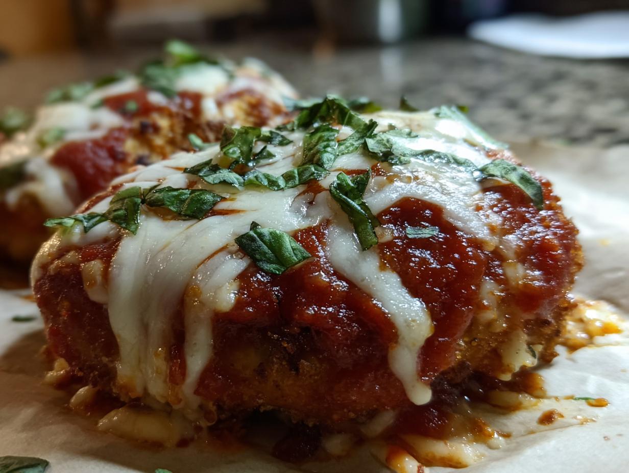Air Fryer Chicken Parmesan: 10 Min Crisp