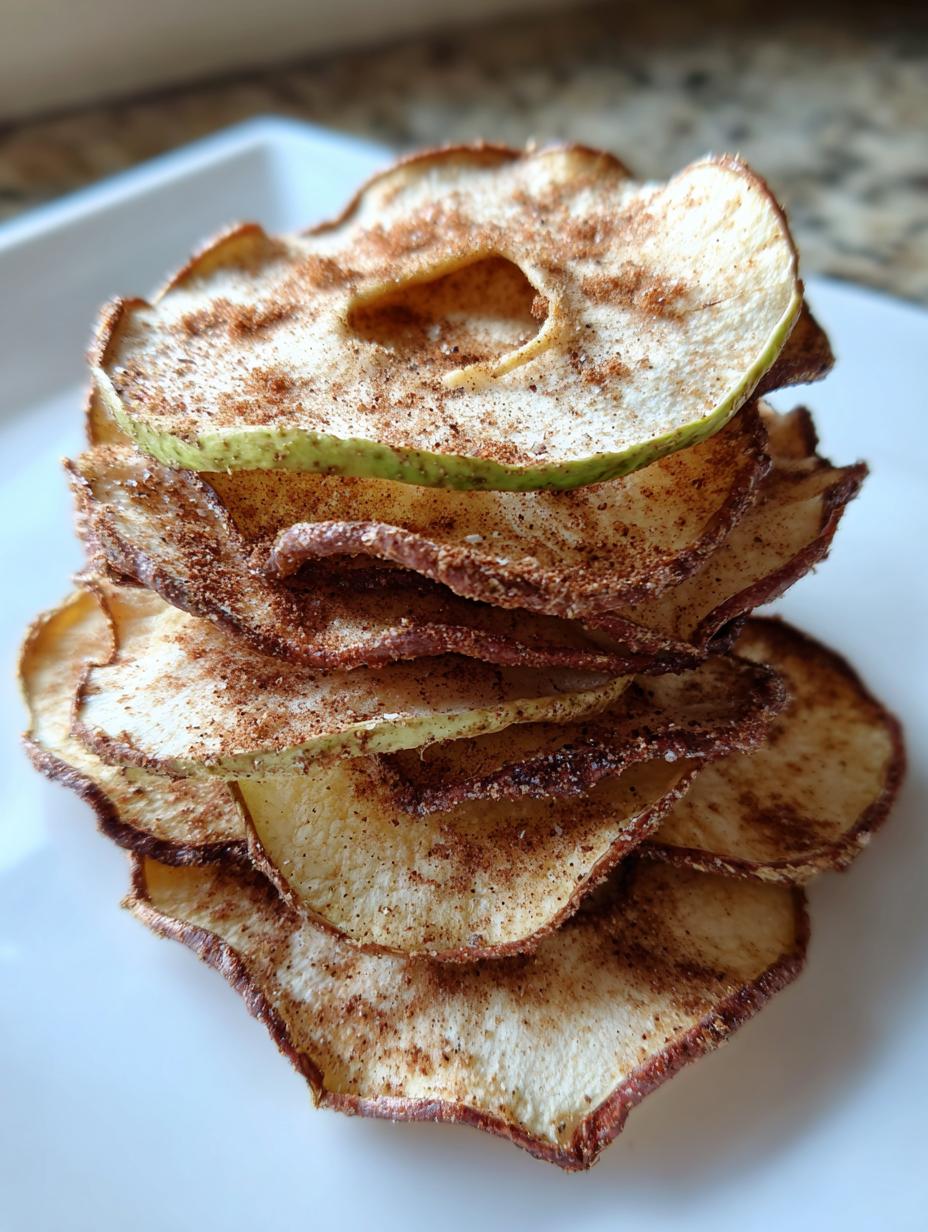 Amazing air fryer cinnamon apple chips in 20 min 5 air fryer cinnamon apple chips - detail 2