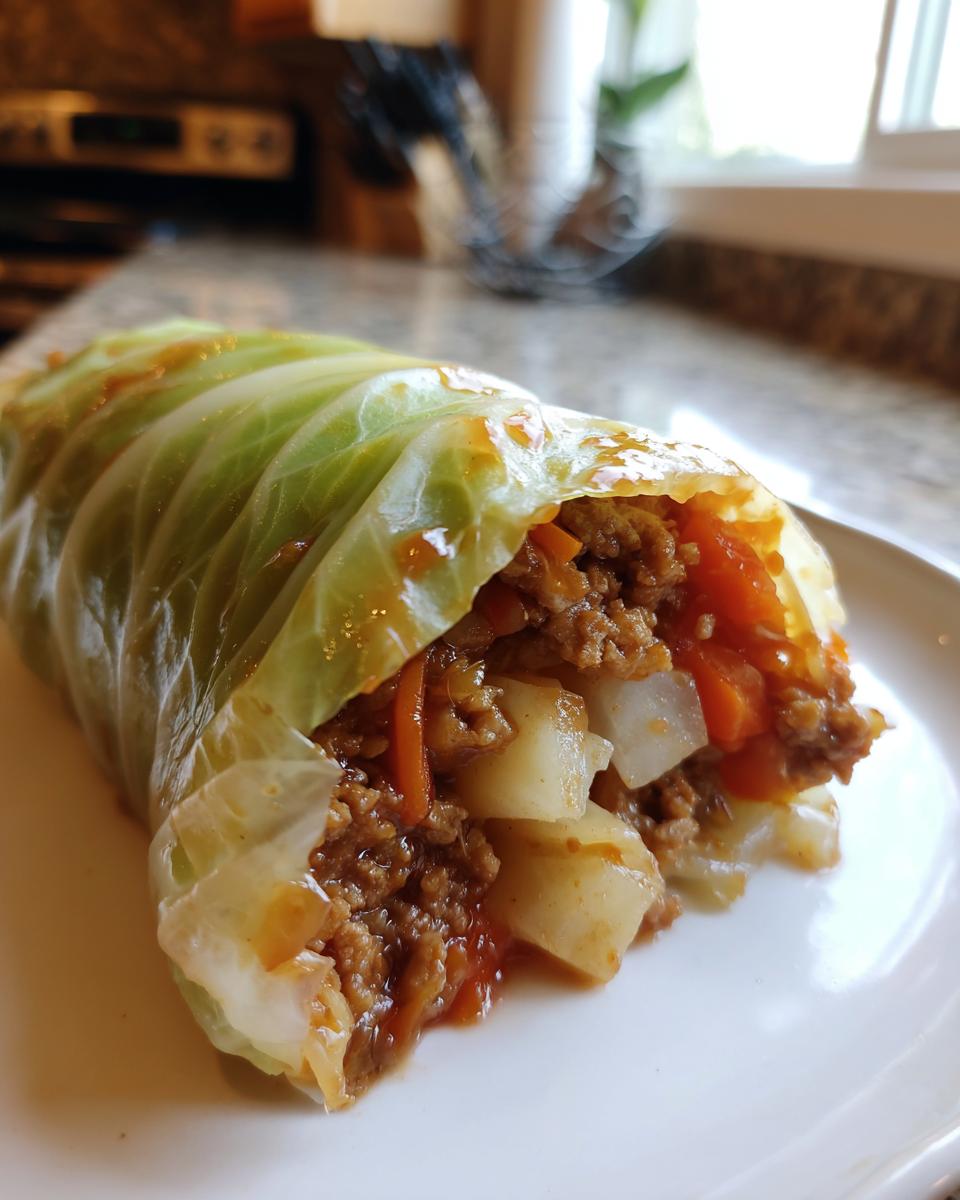 beef cabbage rolls - detail 1