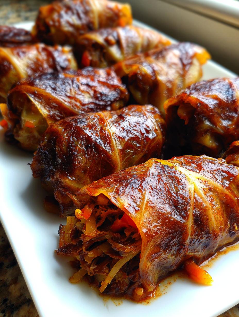 beef cabbage rolls - detail 2